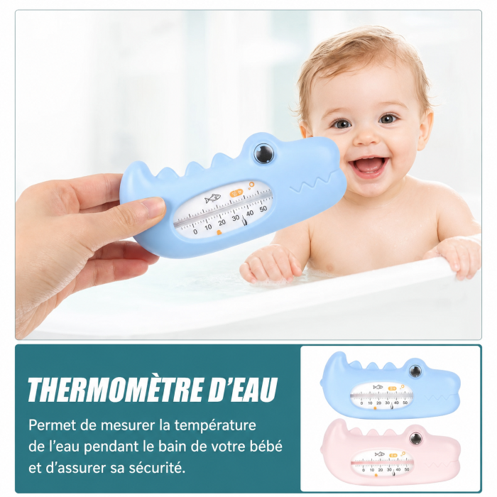 Thermomètre de bain flottant pour bébé