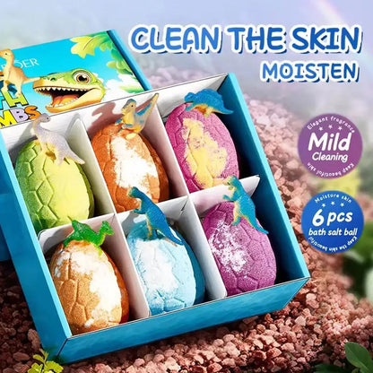 Bombes de bain œuf de dinausore